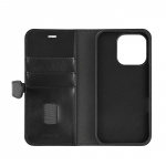 Buffalo 2in1 Leather 3 card MagSeries iPhone 16 Pro Black