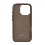 Onsala Back Sil Touch Recycled MagSerie iPhone 16 Pro Chocolate Onsala Back Sil Touch Recycled MagSerie iPhone 16 Pro Chocolate
