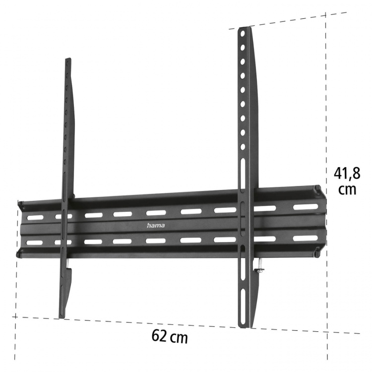 Hama TV Wall Bracket Fixed VESA up to 600x400 75 Hama TV Wall Bracket Fixed VESA up to 600x400 75