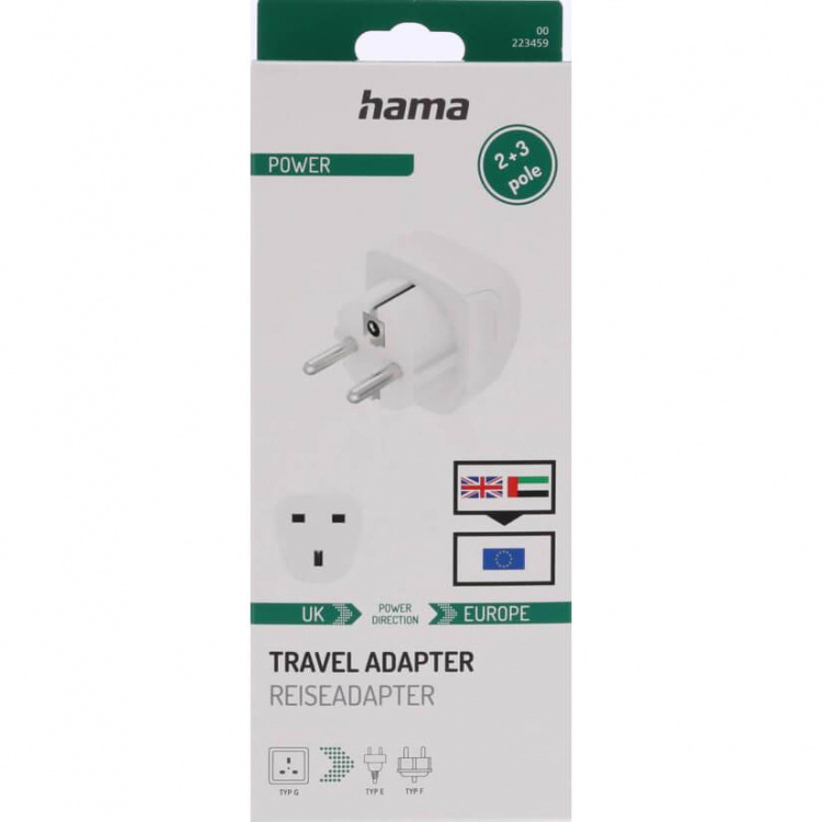 Hama Traveladapter Type G UK-EU Hama Traveladapter Type G UK-EU