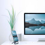 Desire2 Ultra Slim Phone Holder Aluminium Dark Grey