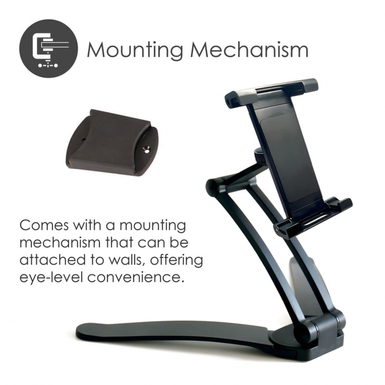 Desire2 Tablet Holder 2-in-1 XL Wall and Portable up to 12.9 Desire2 Tablet Holder 2-in-1 XL Wall and Portable up to 12.9