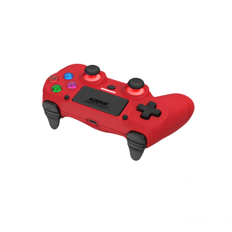 DragonShock Controller Mizar Wireless BT for PS4 Red