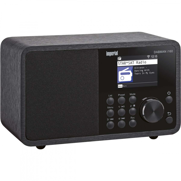 imperial DABMAN i160 DAB+ og Internett-radio Svart imperial DABMAN i160 DAB+ og Internett-radio Svart