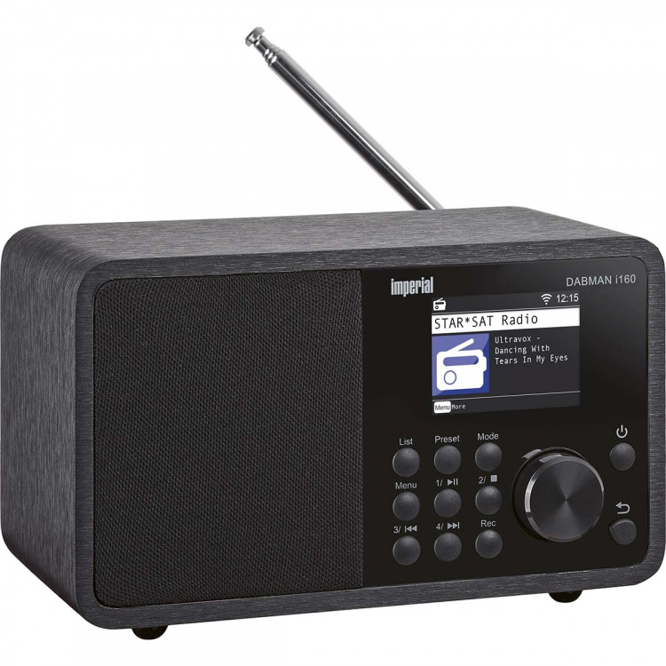 imperial DABMAN i160 DAB+ og Internett-radio Svart imperial DABMAN i160 DAB+ og Internett-radio Svart