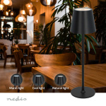 Nedis LED bordlampe | LED | 1.8 W | 150 lm | 3000 - 6000 K | Sort Nedis LED bordlampe | LED | 1.8 W | 150 lm | 3000 - 6000 K | Sort