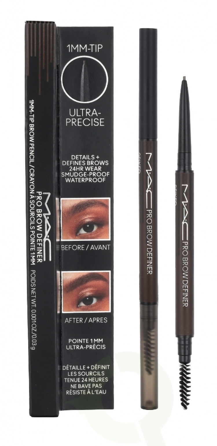 MAC Pro Brow Definer 1 Mm Tip Brow Pencil 24 Hour Waterproof 0,03 g Spiked