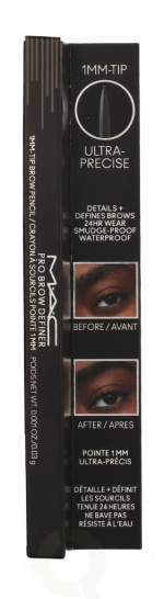 MAC Pro Brow Definer 1 Mm Tip Brow Pencil 24 Hour Waterproof 0,03 g Stud