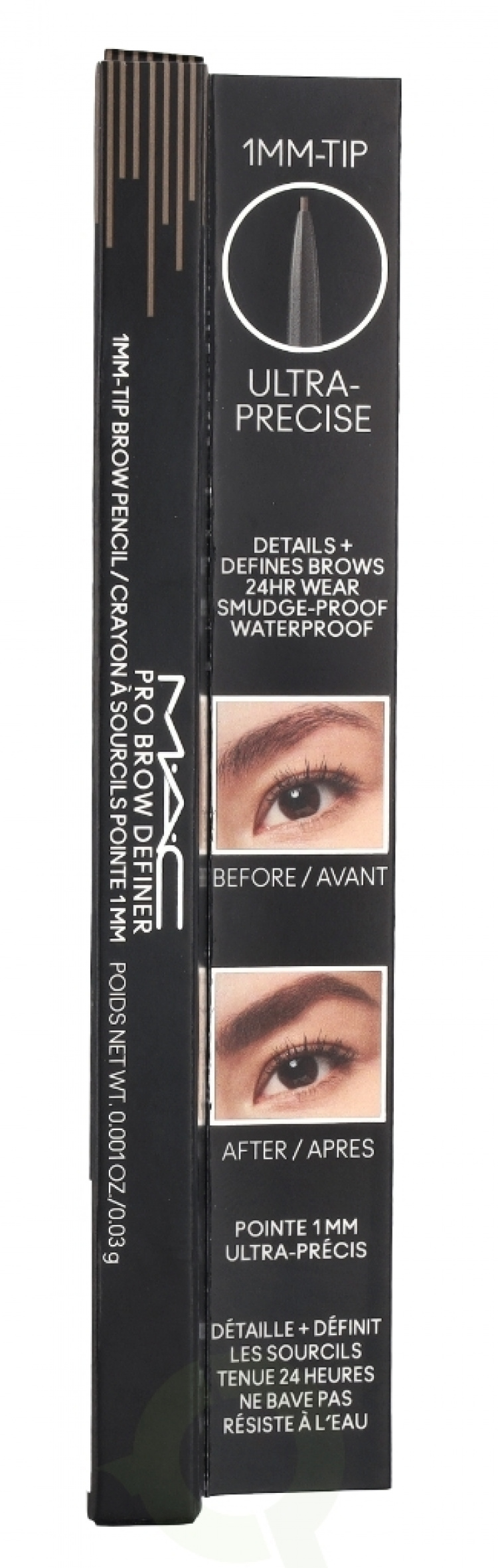 MAC Pro Brow Definer 1 Mm Tip Brow Pencil 24 Hour Waterproof 0,03 g Stylized
