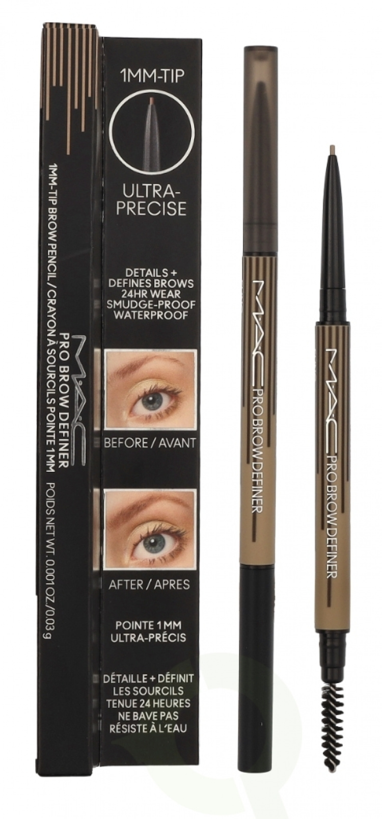 MAC Pro Brow Definer 1 Mm Tip Brow Pencil 24 Hour Waterproof 0,03 g Fling