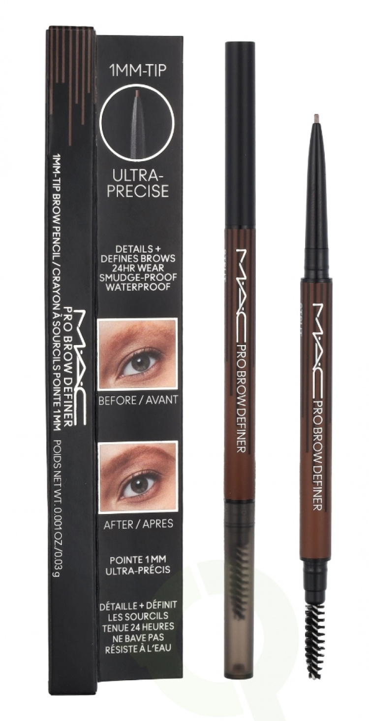 MAC Pro Brow Definer 1 Mm Tip Brow Pencil 24 Hour Waterproof 0,03 g Strut