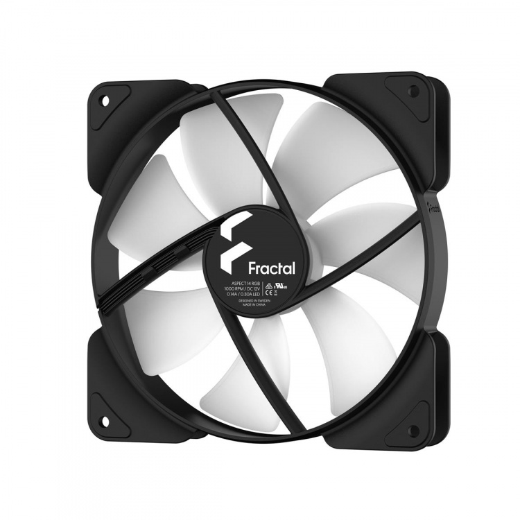 Fractal Design Aspect 14 RGB svart ramme 3-pakning