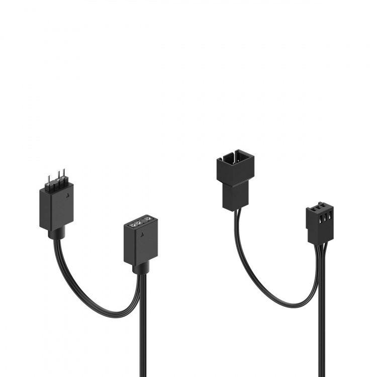 Fractal Design Aspect 14 RGB svart ramme 3-pakning