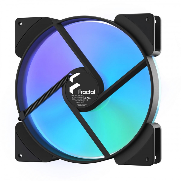 Fractal Design Prisma AL-18 ARGB PWM 2-pakning Fractal Design Prisma AL-18 ARGB PWM 2-pakning