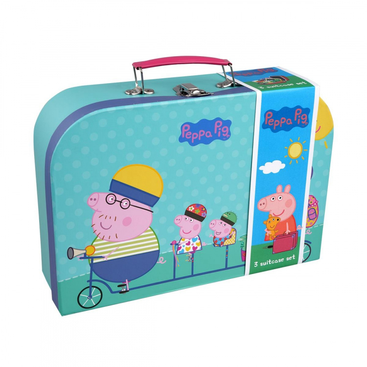 Barbo Toys Peppa Pig Kofferter 3 stk sett assortert Barbo Toys Peppa Pig Kofferter 3 stk sett assortert