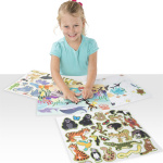 Melissa & Doug Gjenbrukbare klistremerker Pad Habitats