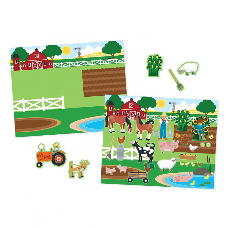 Melissa & Doug Gjenbrukbare klistremerker Pad Habitats