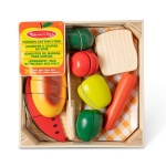 Melissa & Doug Food Play Wooden Cutting Food