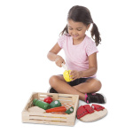 Melissa & Doug Food Play Wooden Cutting Food