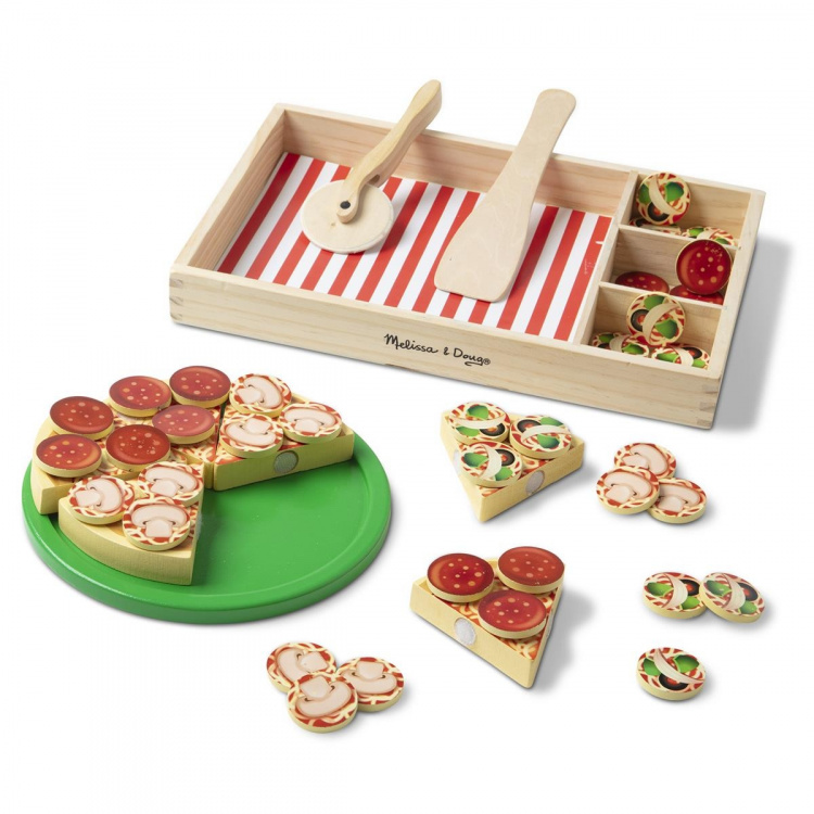 Melissa & Doug Food Play Pizza i tre