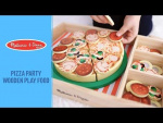 Melissa & Doug Food Play Pizza i tre