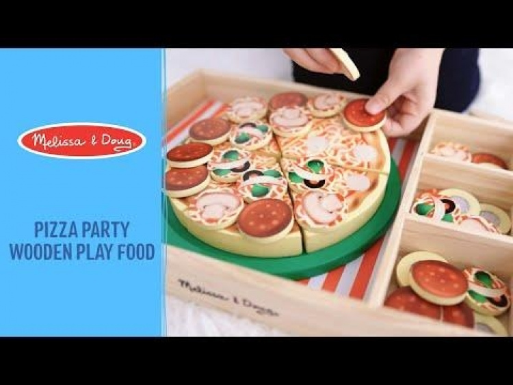 Melissa & Doug Food Play Pizza i tre