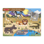 Melissa & Doug Puslespill Safari i tre