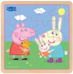 Barbo Toys Peppa Gris Puslespill i tre Rebecca Barbo Toys Peppa Gris Puslespill i tre Rebecca