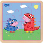 Barbo Toys Peppa Pig Puslespill Dino DressUp av tre