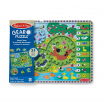 Melissa & Doug Puslespill med tannhjul i tre Animal Chase I-Spy