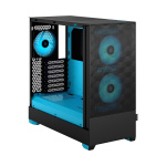 Fractal Design Pop Air RGB Cyan Core TG Clear Tint Fractal Design Pop Air RGB Cyan Core TG Clear Tint