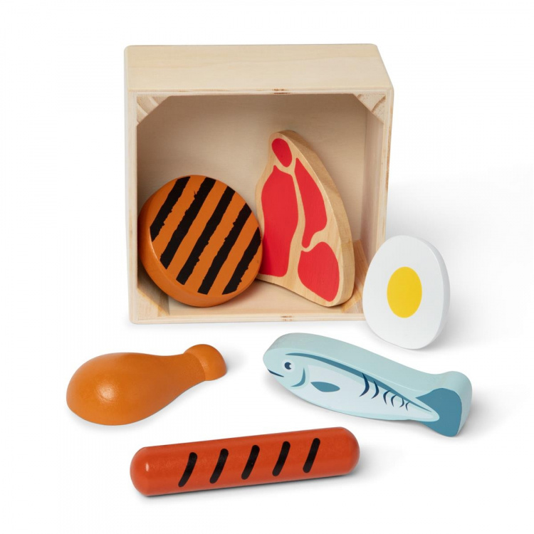 Melissa & Doug Lekesett i tre fra matvaregruppene - Protein