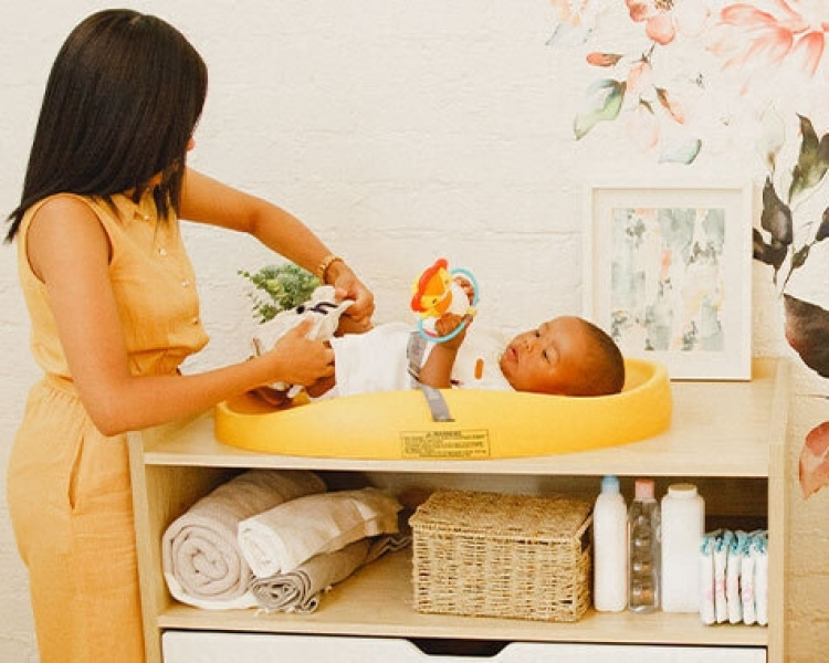 Bumbo Stelleunderlag - stellepute, vugge rosa