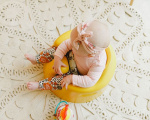 Bumbo Floor Seat - babystol, mimosa