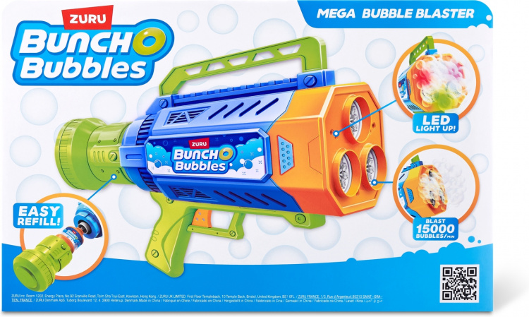 BUNCH O BUBBLES Mega Bubble Blaster - stor motorisert boblepistol