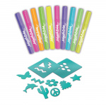 Airbrush Plush Refill Neon Kit x 10 tusjer (1019)