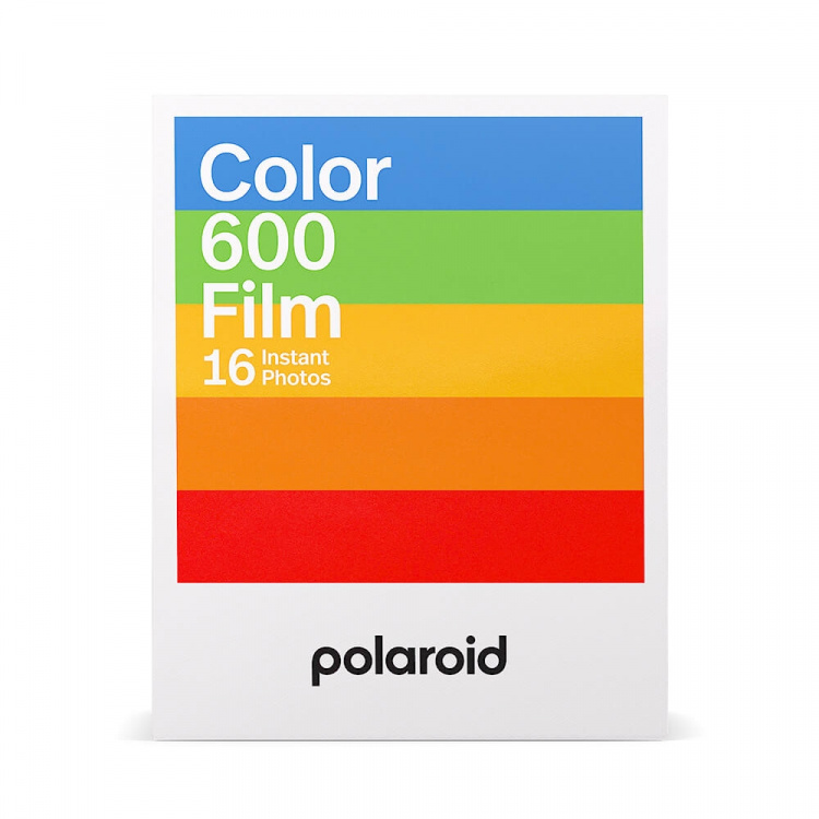 Polaroid Color Film for 600 White Frame 2-pack