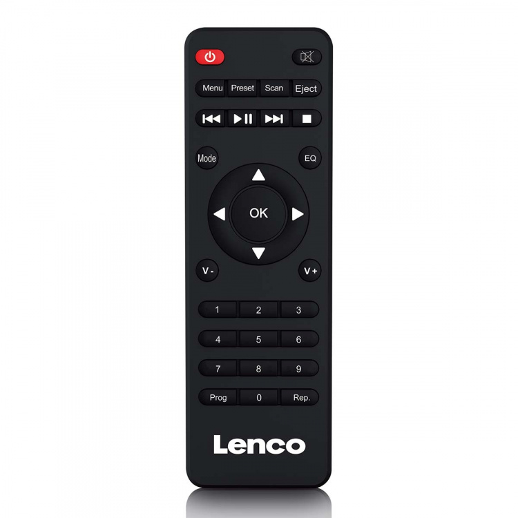 Lenco DAB+ FM-radio med CD MP3-spiller Bluetooth® Svart Lenco DAB+ FM-radio med CD MP3-spiller Bluetooth® Svart