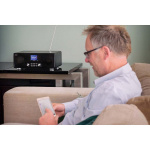Lenco DAB+ FM-radio med CD MP3-spiller Bluetooth® Svart Lenco DAB+ FM-radio med CD MP3-spiller Bluetooth® Svart