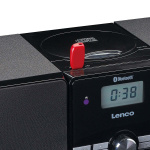 Lenco Micro sett med CD/MP3 Bluetooth® USB-fjernkontroll Svart Lenco Micro sett med CD/MP3 Bluetooth® USB-fjernkontroll Svart
