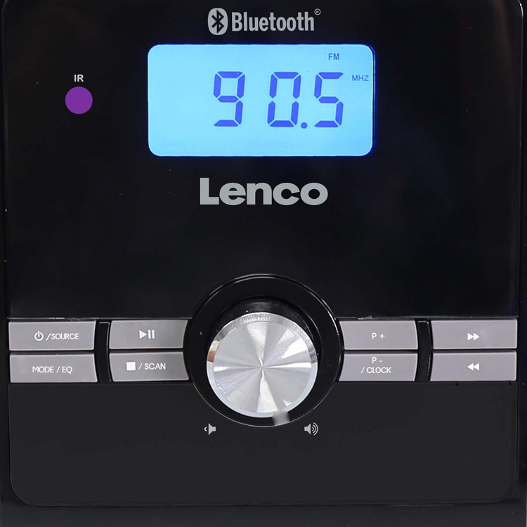 Lenco Micro sett med CD/MP3 Bluetooth® USB-fjernkontroll Svart Lenco Micro sett med CD/MP3 Bluetooth® USB-fjernkontroll Svart