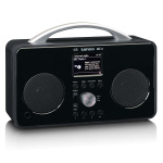 Lenco DAB+/FM-radio med Bluetooth-fjernkontroll og oppladbart batteri
