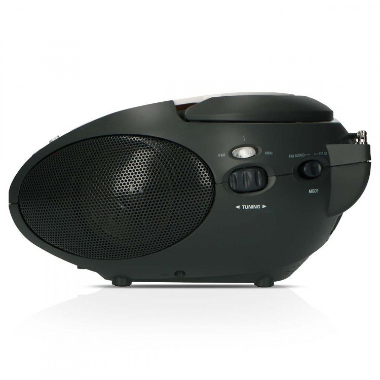 Lenco Bærbar stereo FM-radio med CD Hvit