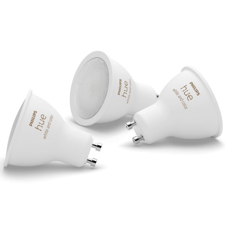 Philips Hue Hue White and Colour Ambiance GU10 400lm 3-pk