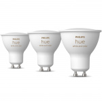Philips Hue Hue White and Colour Ambiance GU10 400lm 3-pk