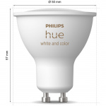 Philips Hue Hue White and Colour Ambiance GU10 400lm 3-pk