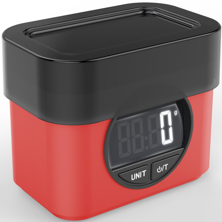 Terraillon Kjøkkenvekt Mythic 70`s Rouge 5 kg