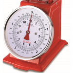 Terraillon Kjøkkenvekt Tradition 500 Dual Red 1L skål, 5 kg