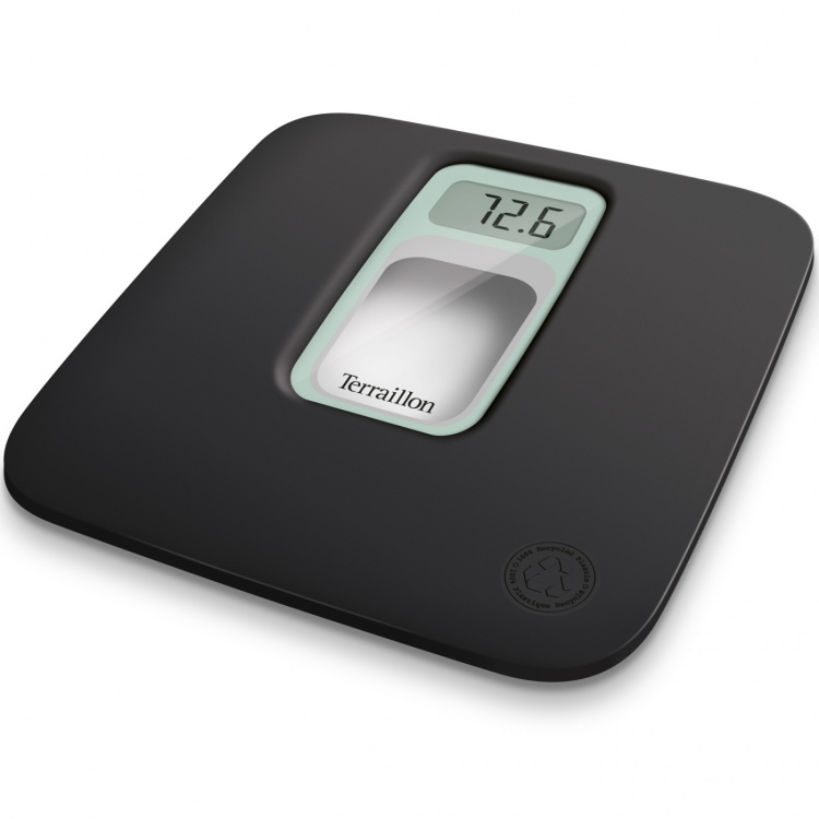 Terraillon Personvekten Frenchy 100 % resirkulert og 1 % for planeten 160 kg