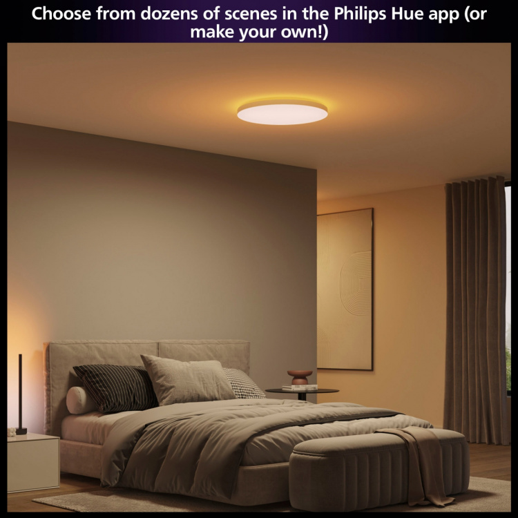 Philips Hue Datura stor taklampe Ø57,4 cm Hvit og fargestemning 4850 lm Philips Hue Datura stor taklampe Ø57,4 cm Hvit og fargestemning 4850 lm
